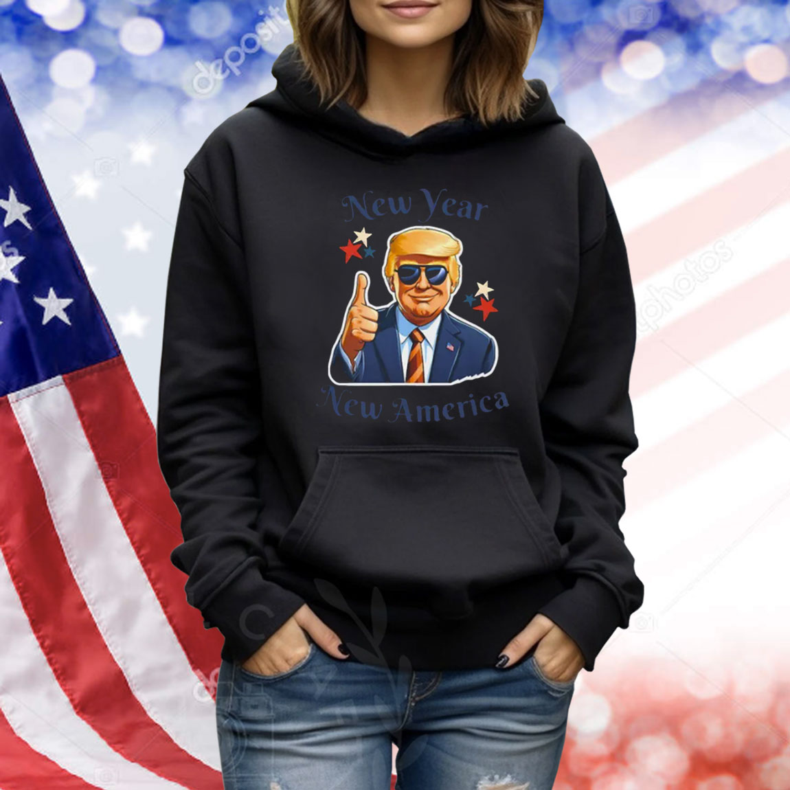 Trump New Year New America 2025 Shirt