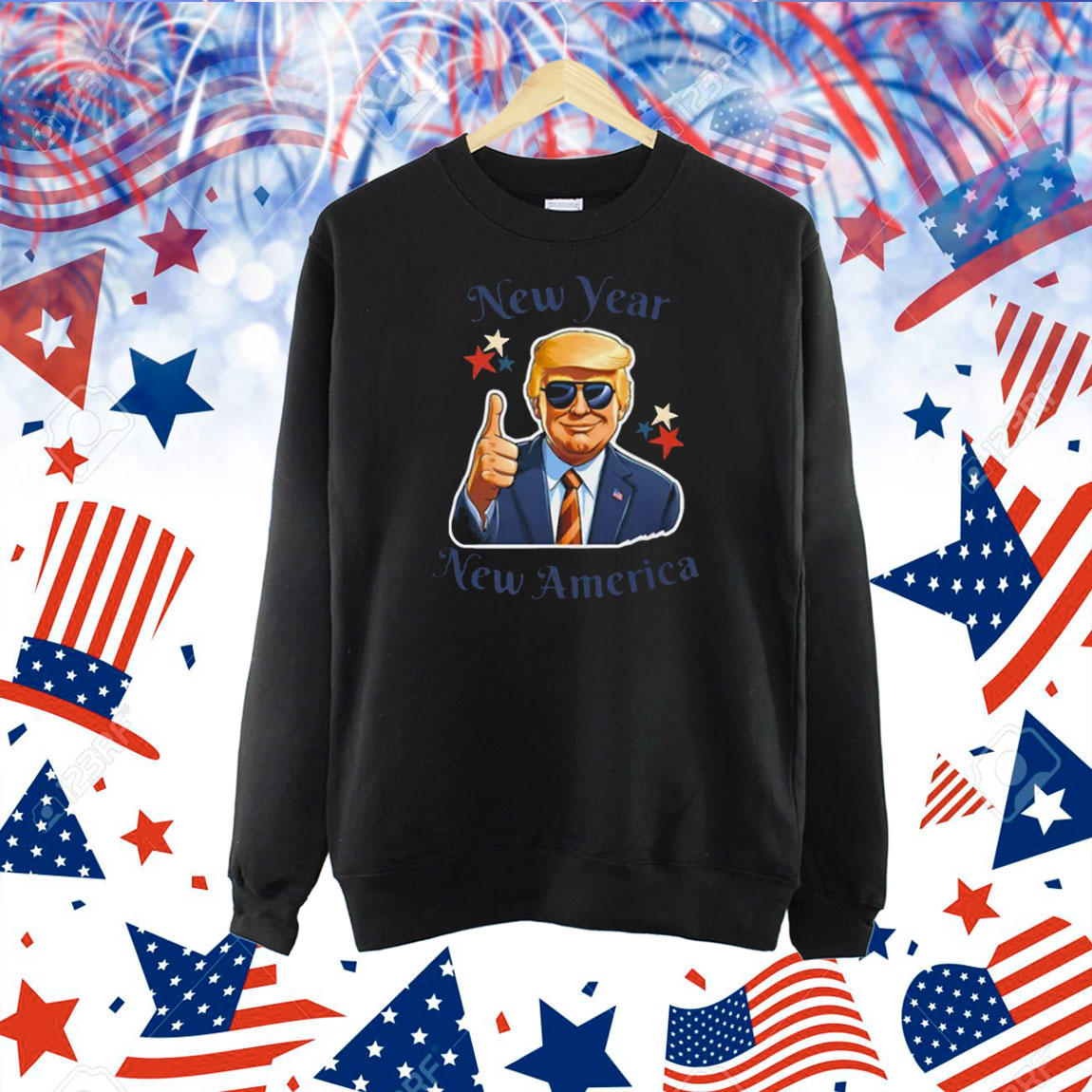 Trump New Year New America 2025 Shirt
