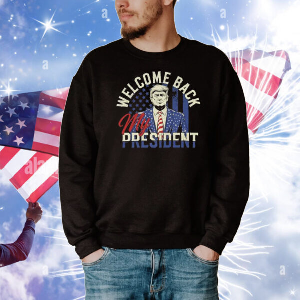 Welcome Back My President Trump Inauguration Day 2025 Premium T-Shirt