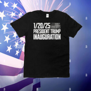 1/20/25 President Trump 47 Inauguration Patriotic USA Premium T-Shirt