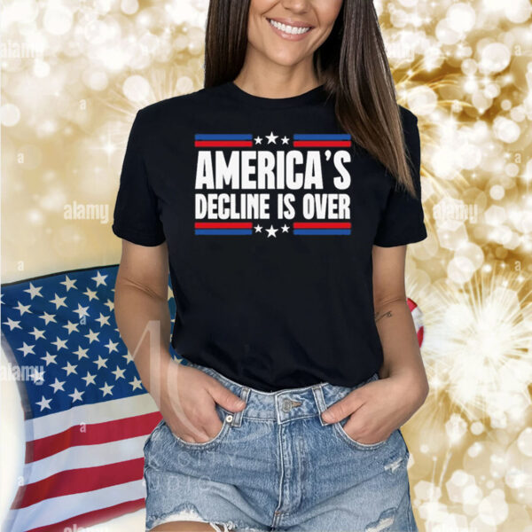 America's Decline Is Over Trump Inauguration Day Speech 2025 Shirt