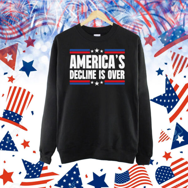 America's Decline Is Over Trump Inauguration Day Speech 2025 Shirt