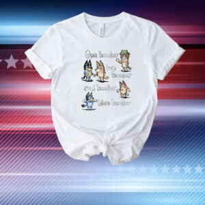 Bandit Heeler and Chilli Heeler one heeler two heeler red heeler blue heeler T-Shirt