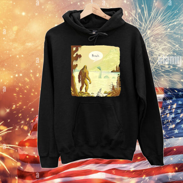 Bigfoot Sasquatch Loch Ness Monster T-Shirt