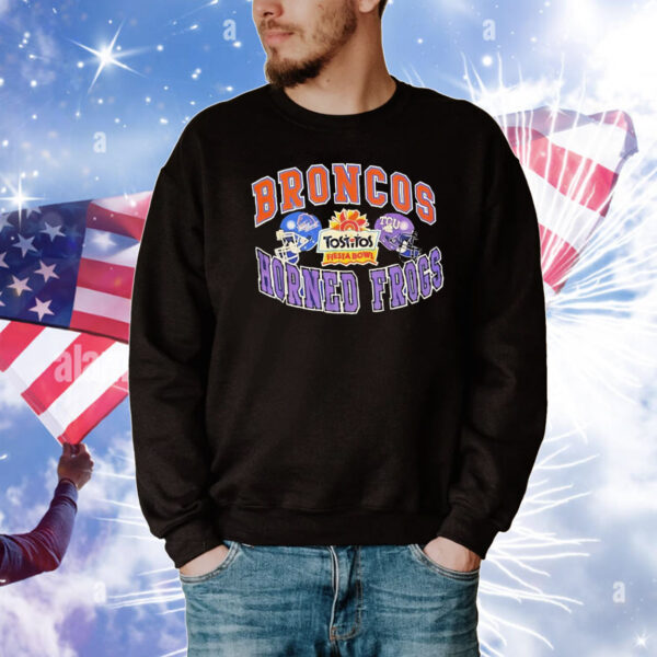 Boise State Broncos vs TCU Frog Tostitos Fiesta Bowl T-Shirt