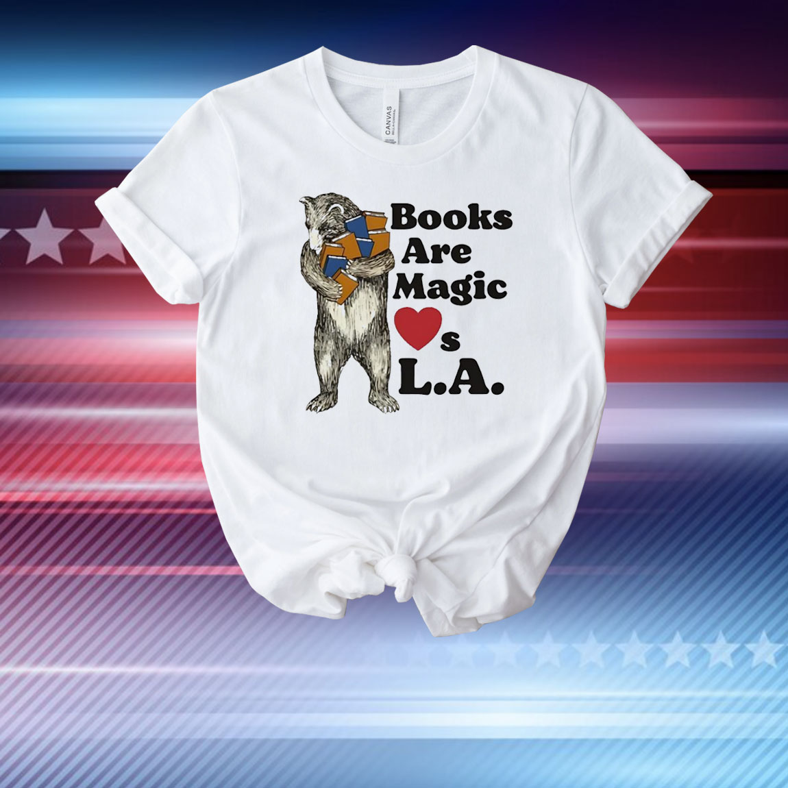 Books are magic loves LA T-Shirt