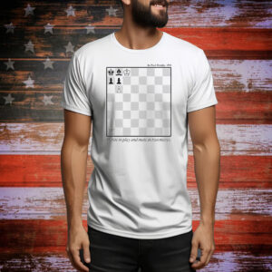 Chess feed by paul morphy 1856 white to play and mate in two moves Tee Shirt