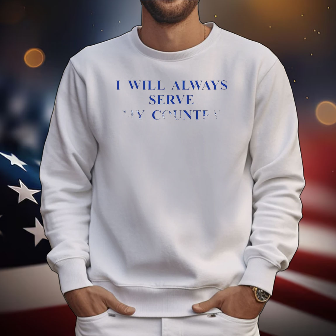 Chris Klemens I will always serve my country T-Shirt