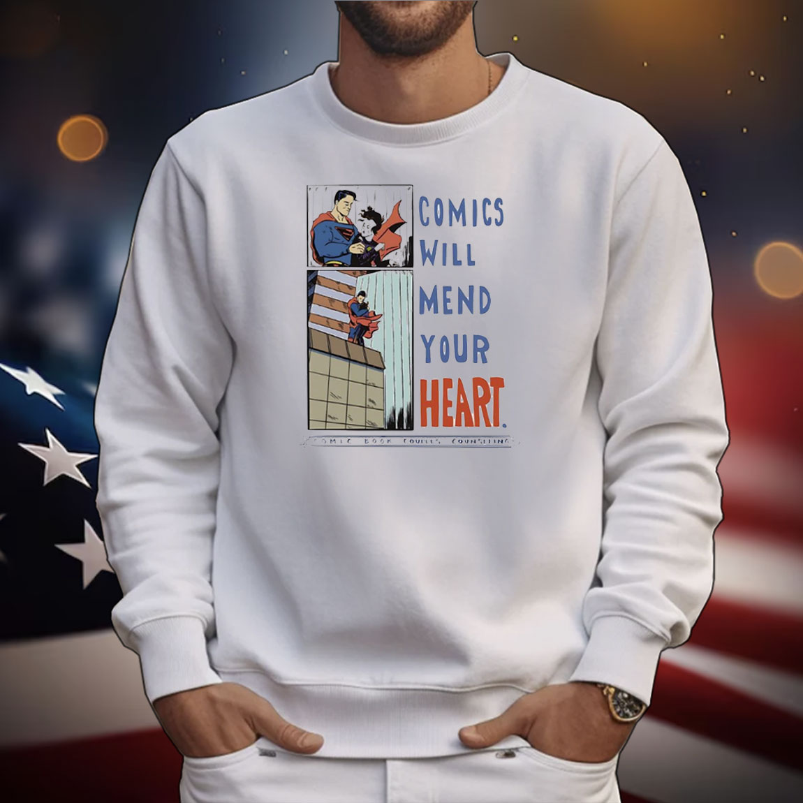 Comics will mend your heart comic book couples counseling T-Shirt