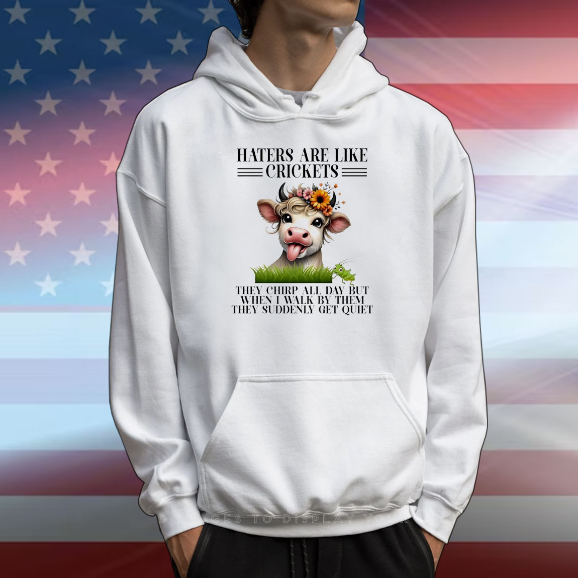 Cow haters are like crickets they chirp all day but when I walk by them they suddenly get quiet T-Shirt