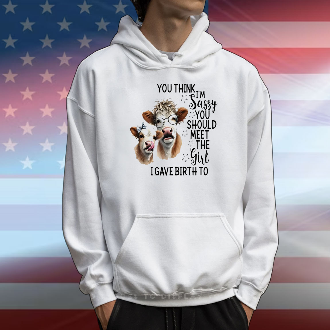 Cow you think I’m jassy you should meet the girl I gave birth to T-Shirt