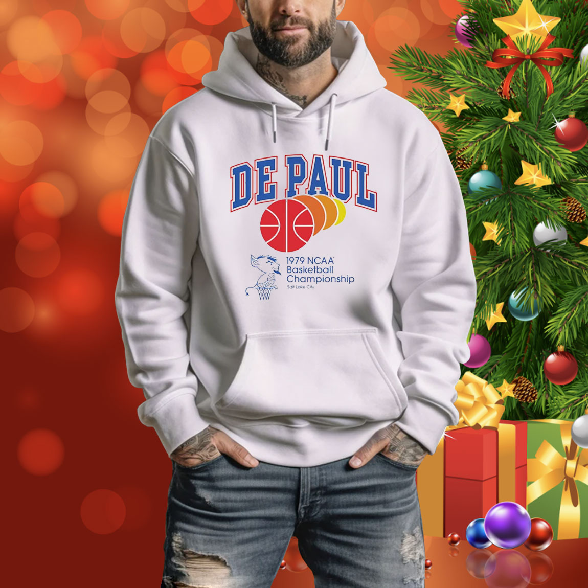 DePaul Blue Demons Basketball 1979 NCAA Final Four Tee Shirt