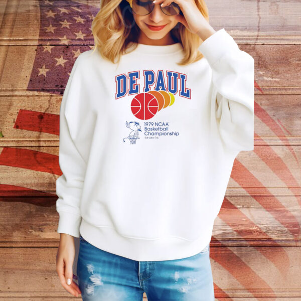 DePaul Blue Demons Basketball 1979 NCAA Final Four Tee Shirt