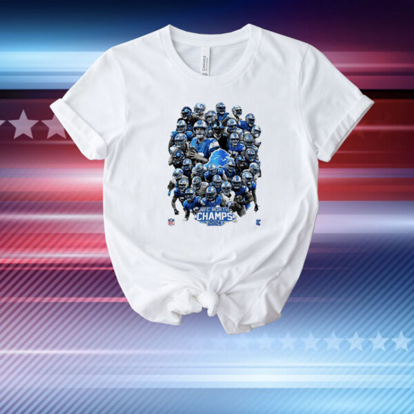 Detroit Lions Back To Back Nfc North Champion T-Shirt