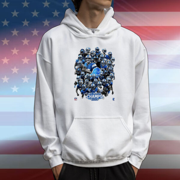 Detroit Lions Back To Back Nfc North Champion T-Shirt
