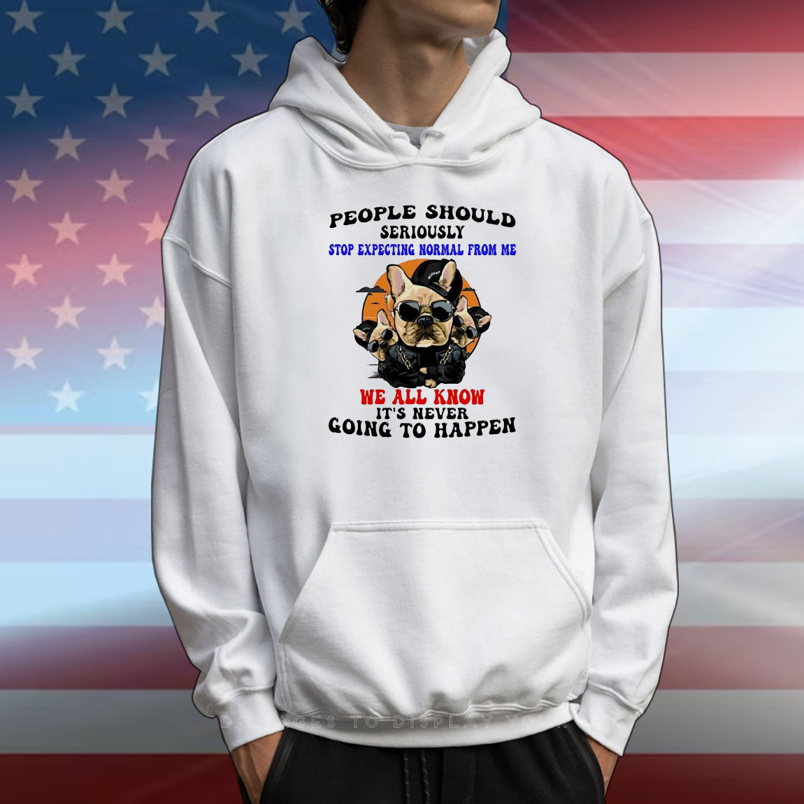 Dog people should seriously stop expecting normal from me we all know it’s never going to happen T-Shirt