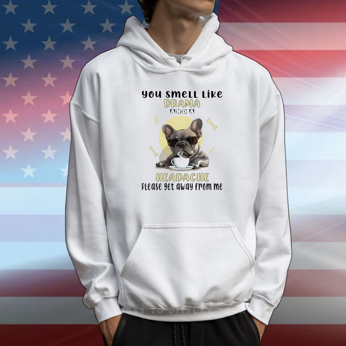 Dog you smell like drama and a headache please get away from me T-Shirt