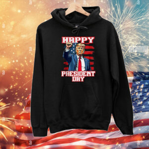 Donald Trump Happy Presidents Day American Flag history T-Shirt