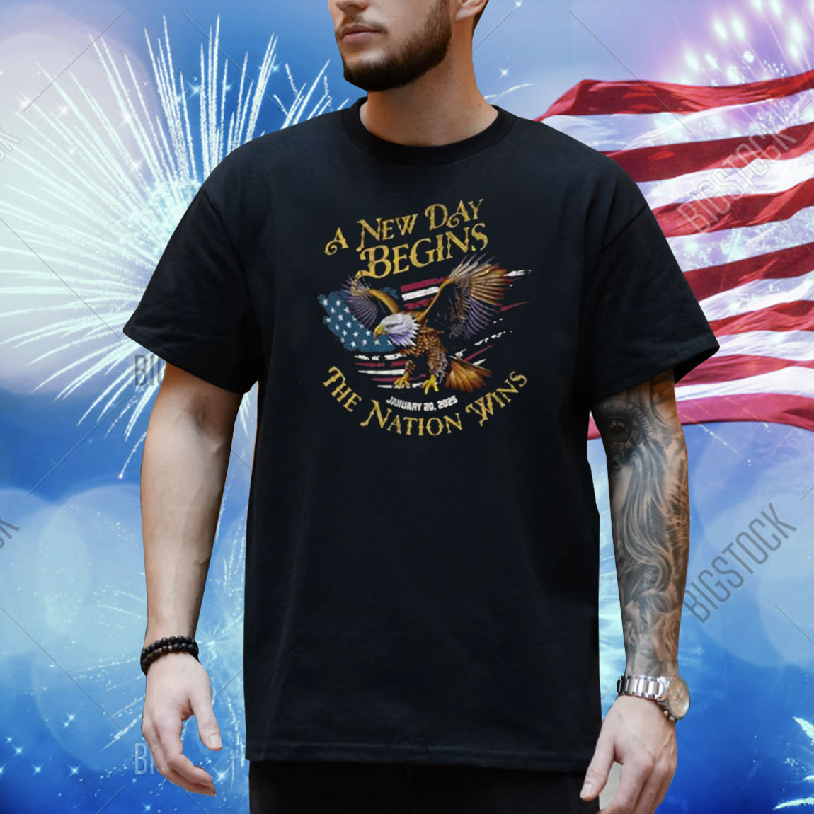 Donald Trump Inauguration 2025 The Nation Wins Premium Shirt