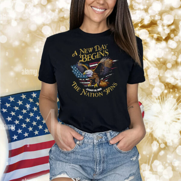 Donald Trump Inauguration 2025 The Nation Wins Premium Shirt