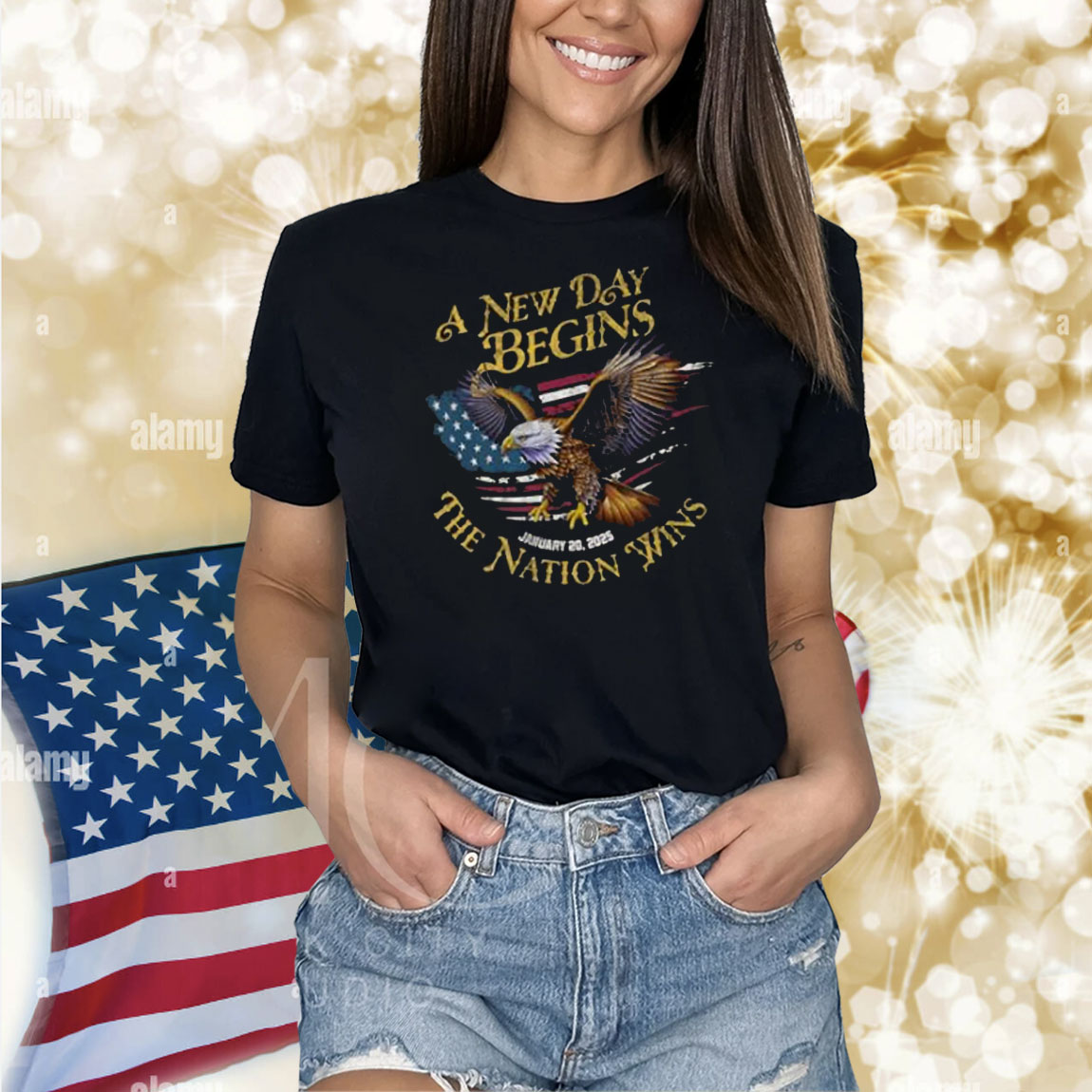 Donald Trump Inauguration 2025 The Nation Wins Premium Shirt