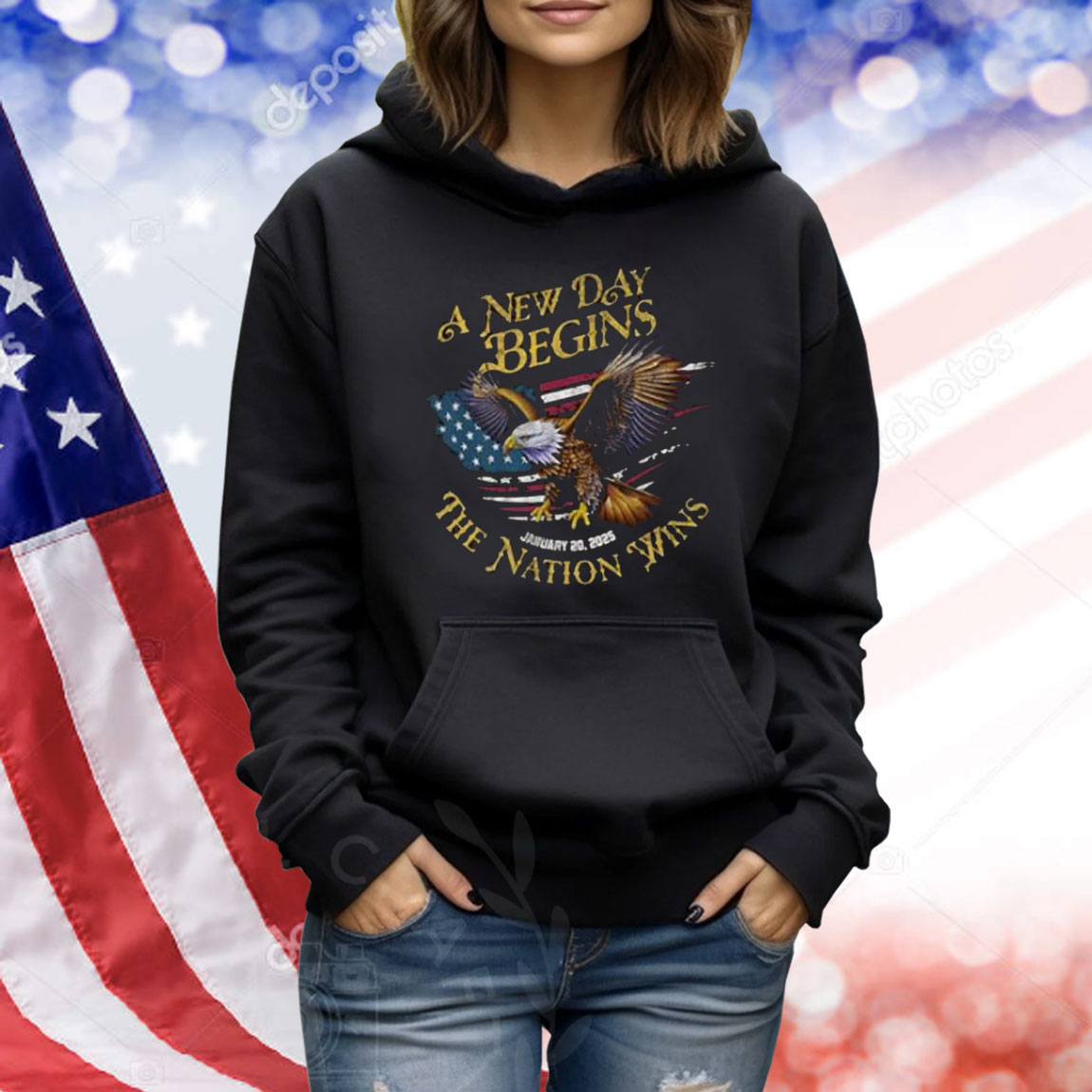 Donald Trump Inauguration 2025 The Nation Wins Premium Shirt
