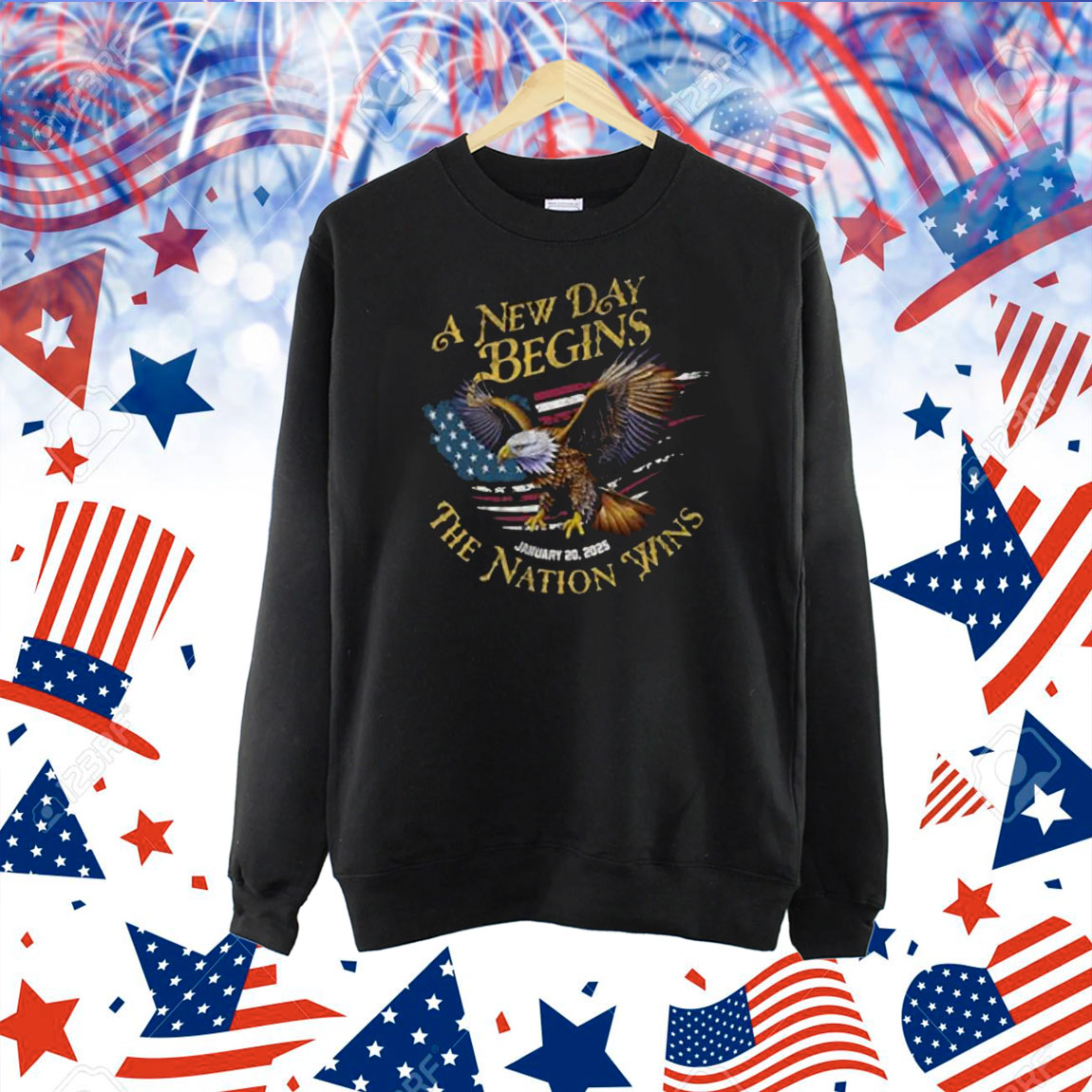 Donald Trump Inauguration 2025 The Nation Wins Premium Shirt