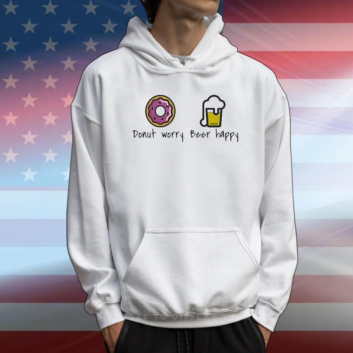 Donut worry beer happy T-Shirt