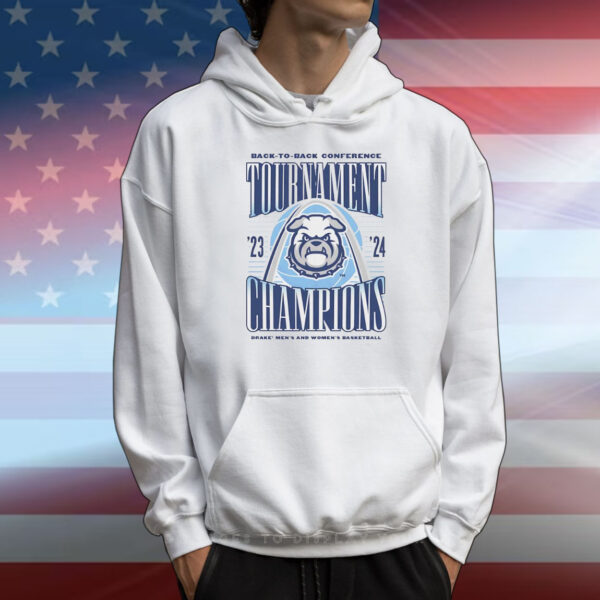 Drake Bulldogs Men’s and Women’s Basketball 2023-2024 Champs T-Shirt