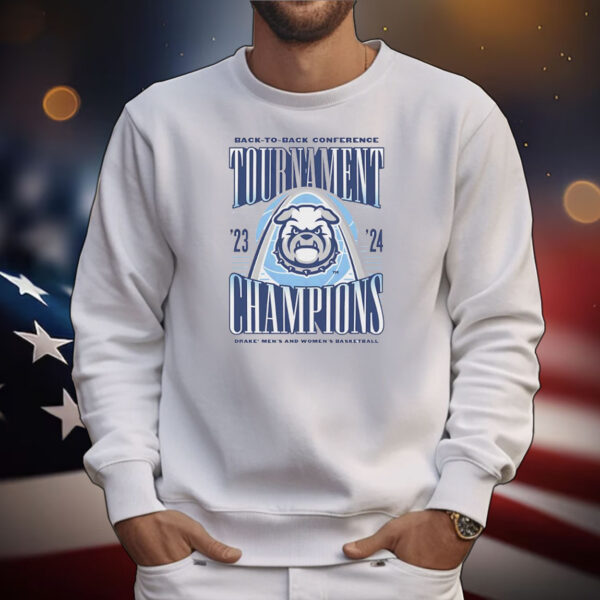 Drake Bulldogs Men’s and Women’s Basketball 2023-2024 Champs T-Shirt