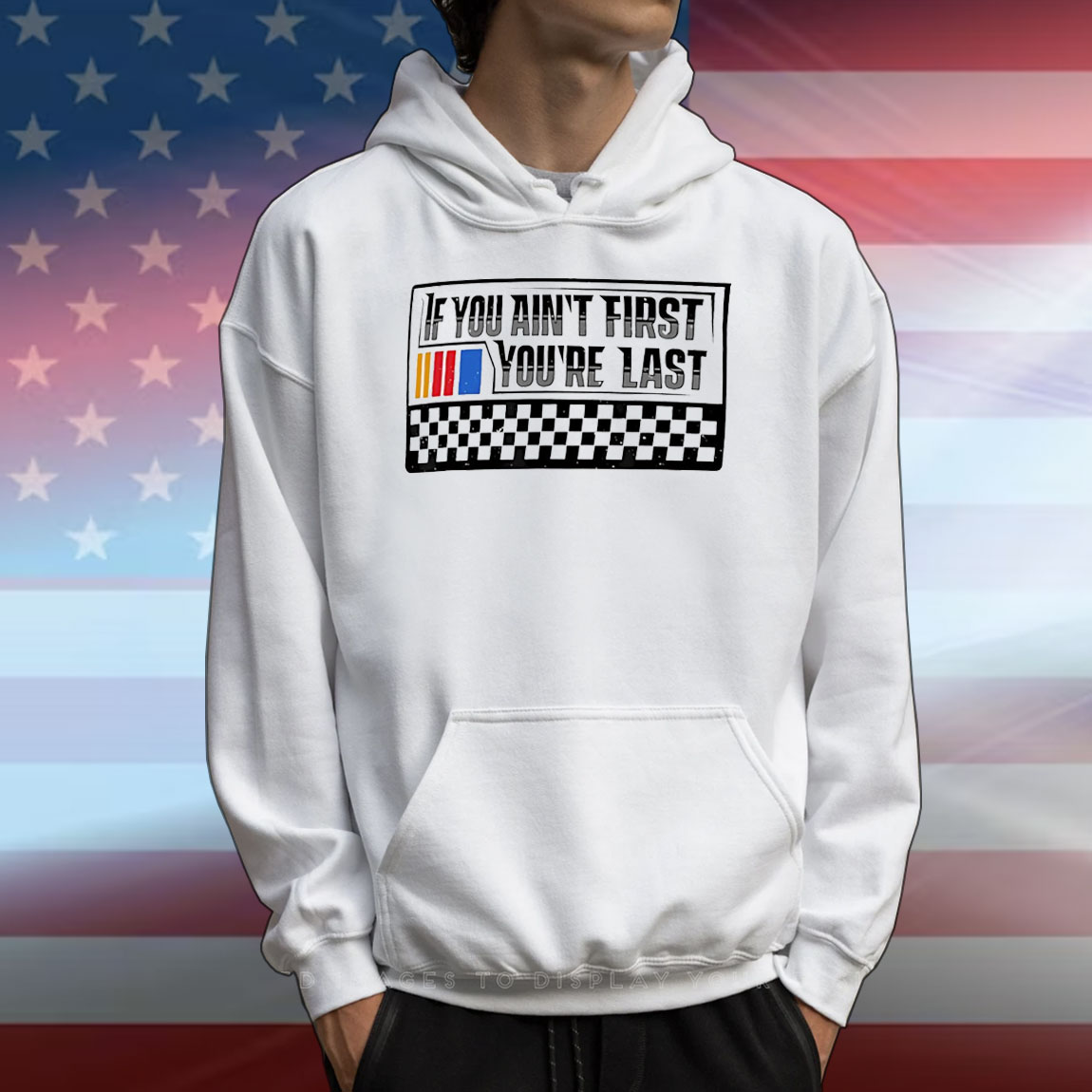 Driver racer racing if you ain’t first you’re last T-Shirt