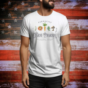 Farm not pharma best gift for gardening lover gardening Tee Shirt