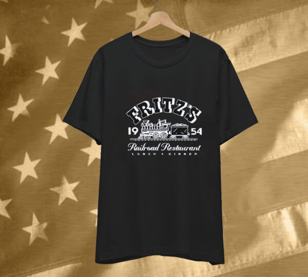 Fritz’s Railroad Restaurant Lunch Dinner 1954 Tee Shirt