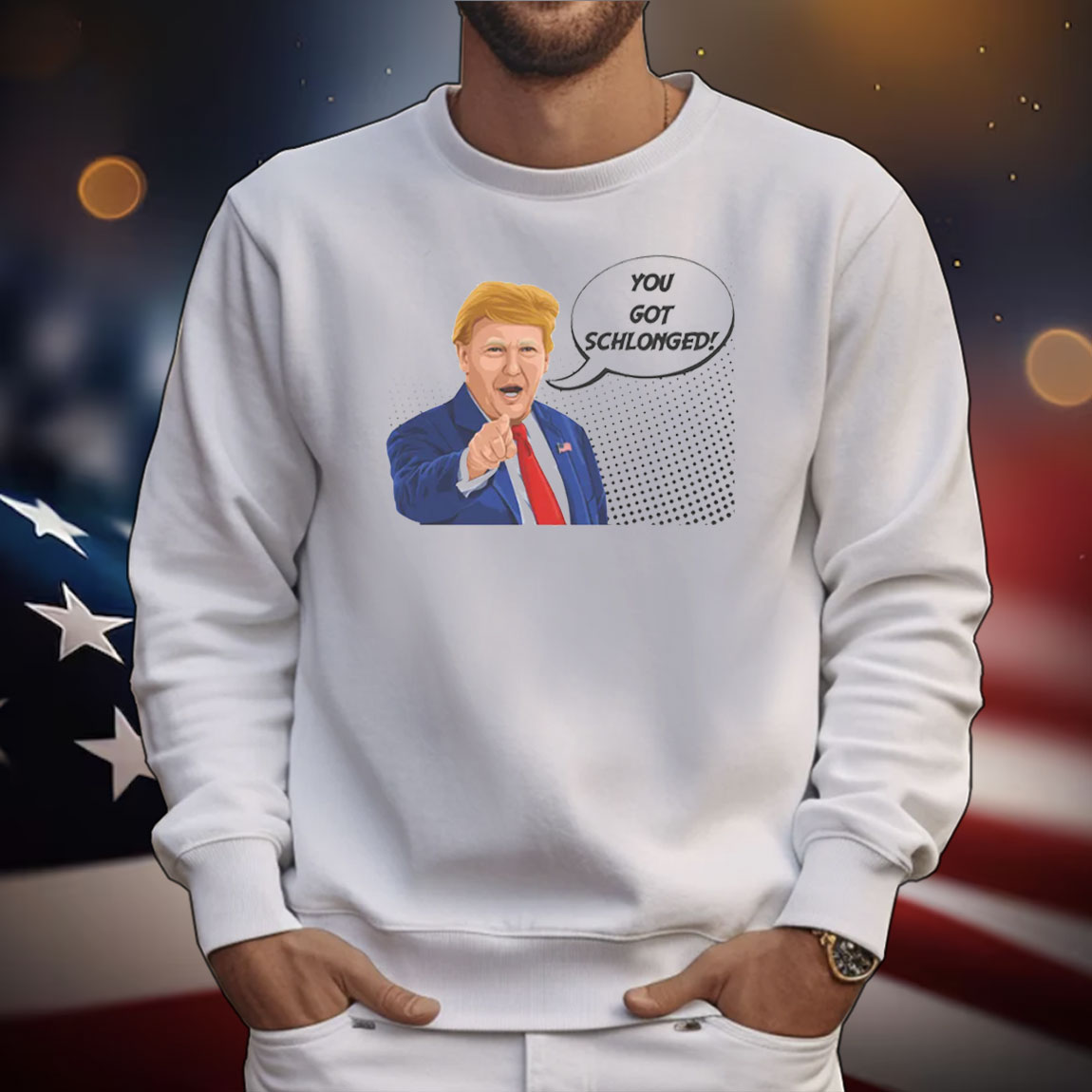 Fun pop art President Trump inspired celebrating presidential inauguration T-Shirt