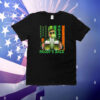 Funny Trump Paddy's Back 45 47 St Patricks Day USA Flag T-Shirt