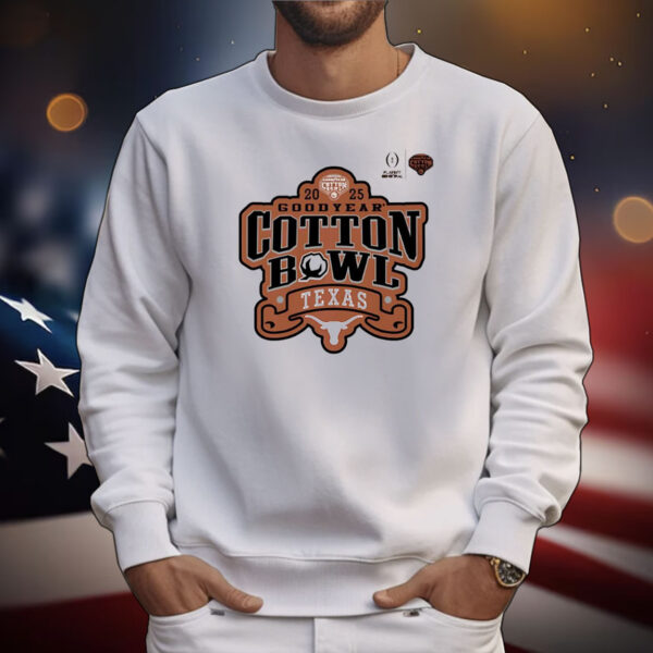 Goodyear 2025 Cotton Bowl Texas Longhorns T-Shirt