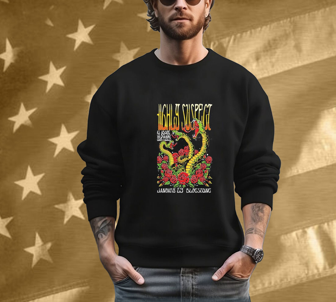 Highly Suspect Columbus OH Jan 23 2025 Tee Shirt