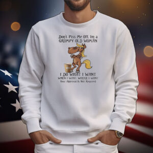 Horse don’t piss me off I’m a grumpy old woman T-Shirt