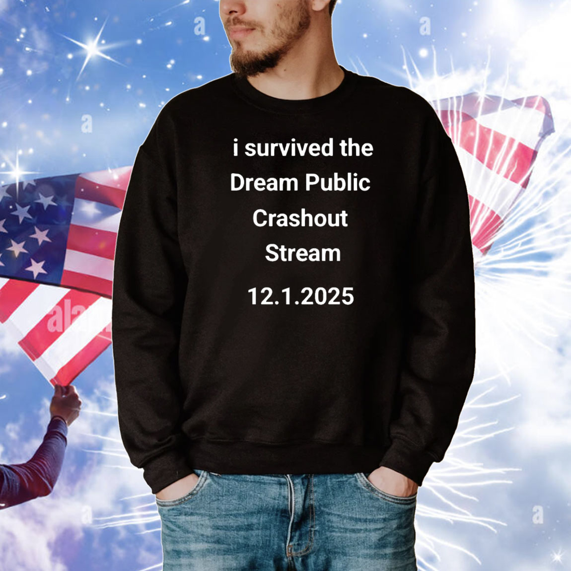 I survived the dream public crashout stream 2025 T-Shirt