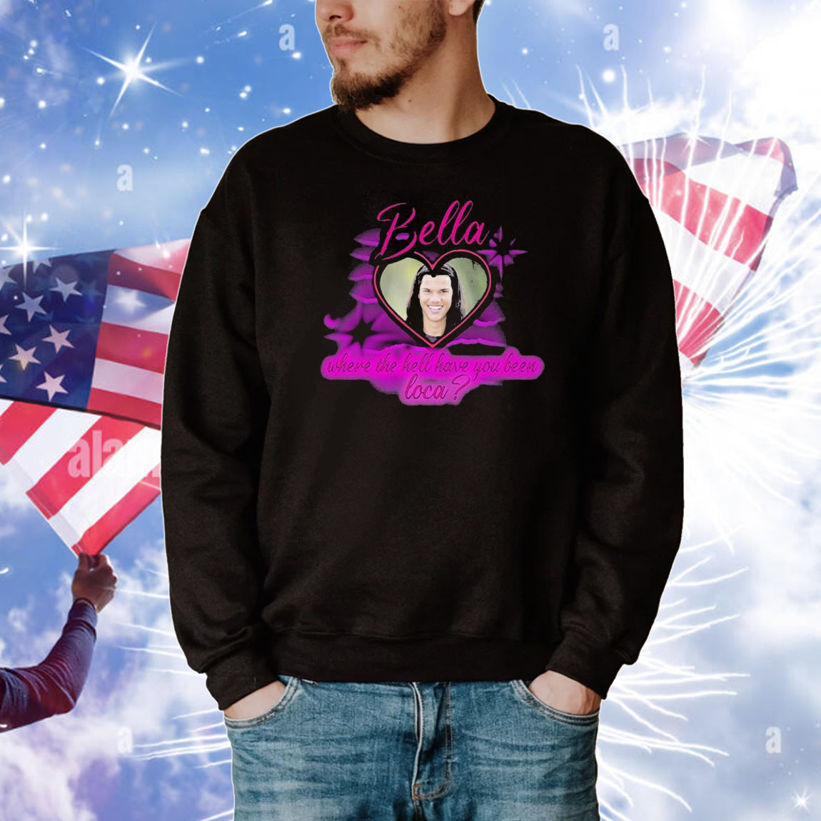 Jacob Twilight Bella Where The Hell Have You Been Loca T-Shirt