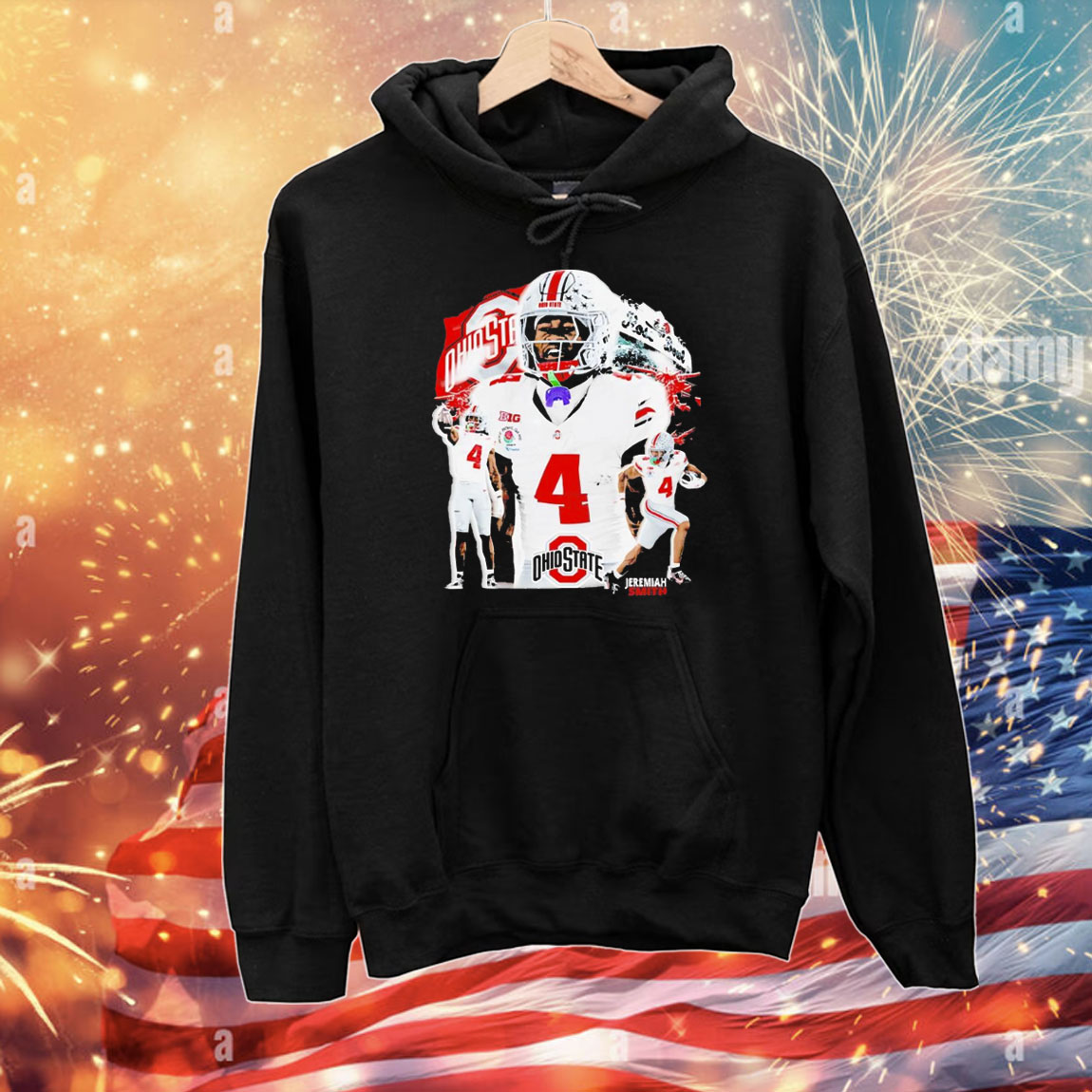 Jeremiah Smith Ohio State Buckeyes football 960s graphic T-Shirt