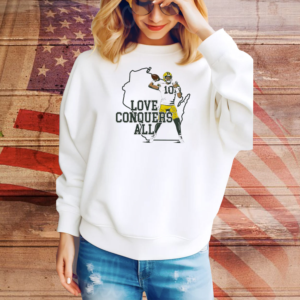 Jordan Love Green Bay Packers Conquers All Tee Shirt
