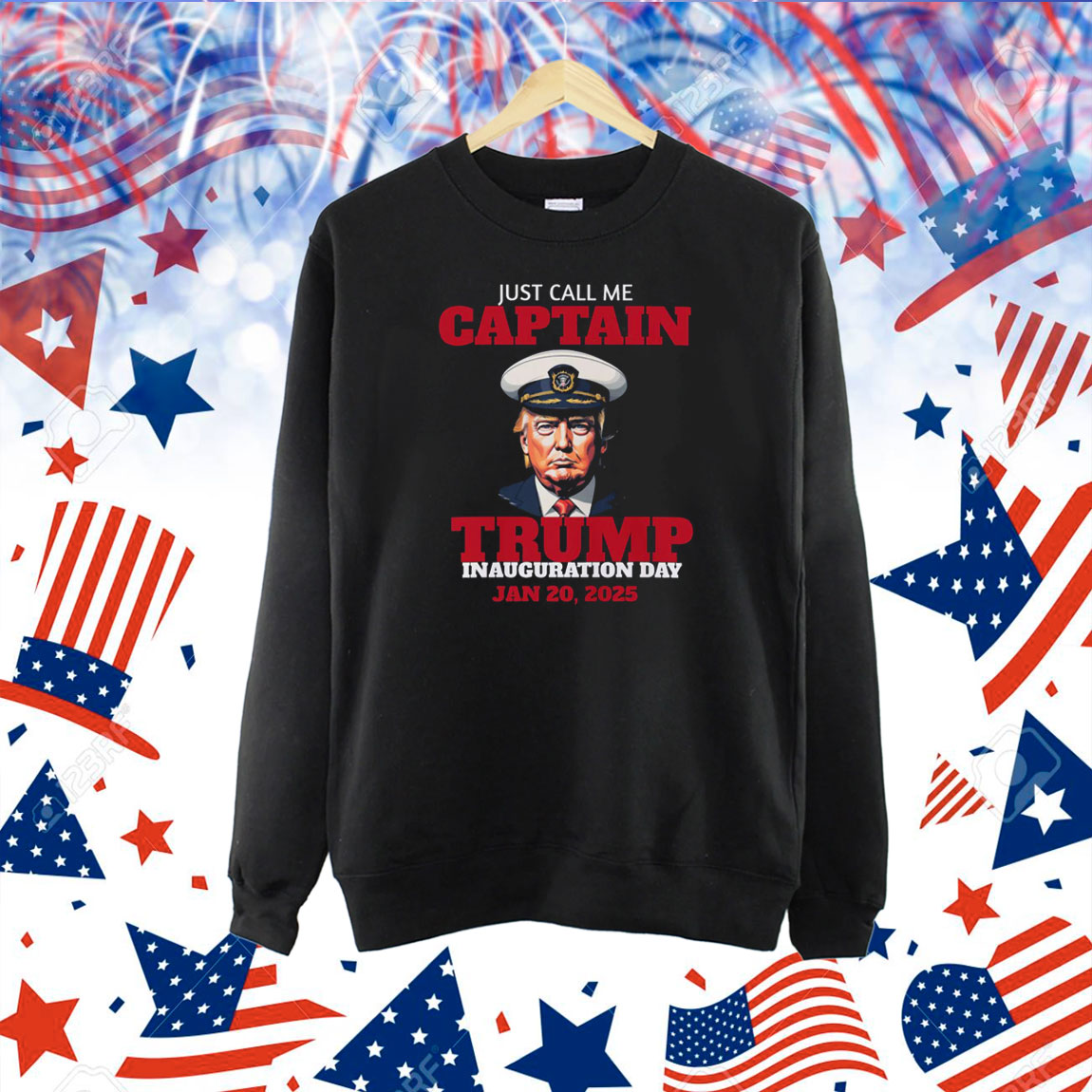 Just Call Me Captain Trump Inauguration Day Jan 20, 2025 Shirt