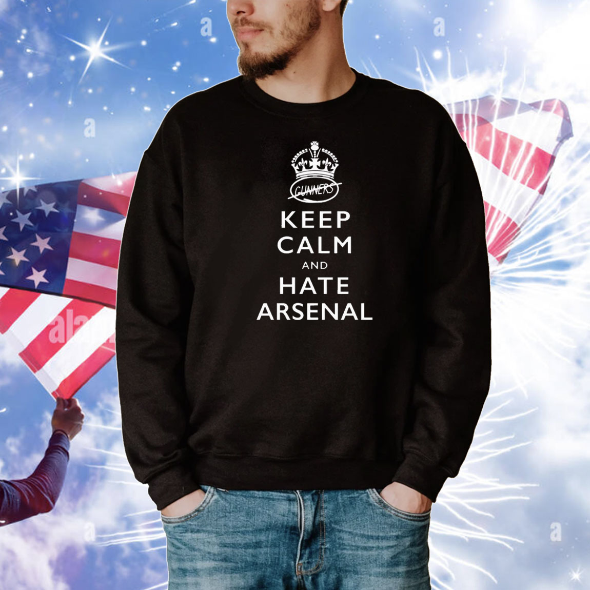 Keep calm and hate Arsenal T-Shirt
