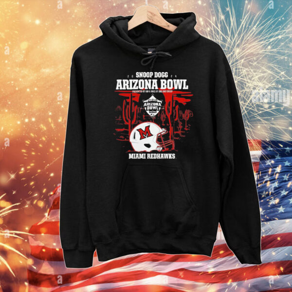 Miami Redhawks 2024 Snoop Dogg Arizona Bowl Helmet T-Shirt