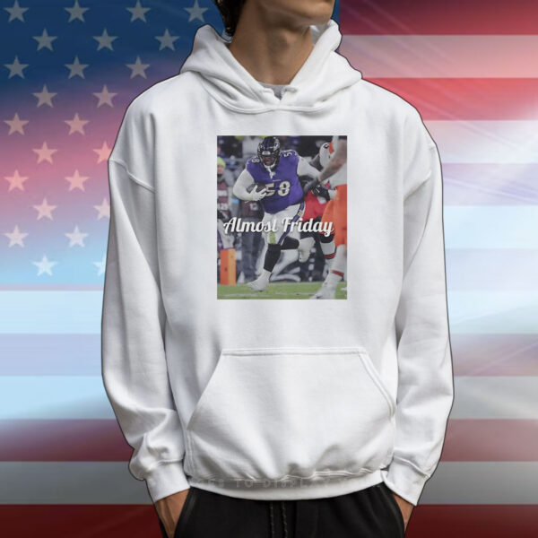 Michael Pierce Almost Friday Big Fella Prick Baltimore Ravens T-Shirt