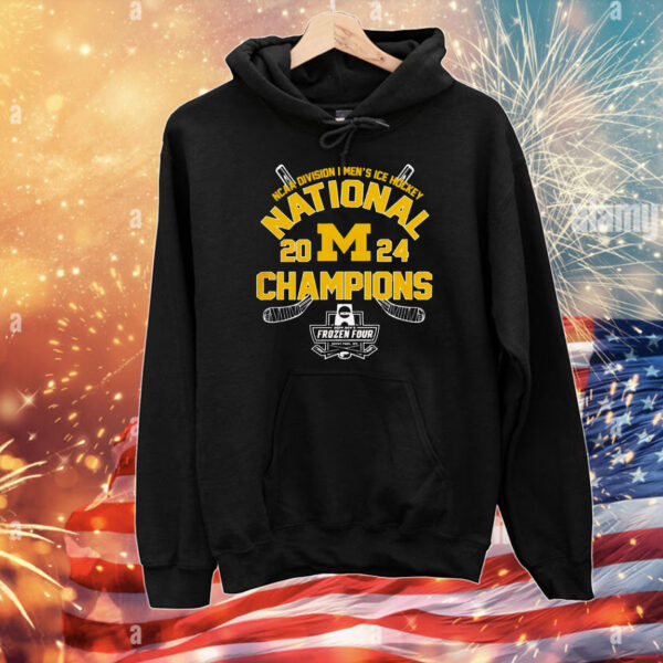 Michigan Wolverines 2024 Ncaa DI Men’s Ice Hockey National Champions T-Shirt