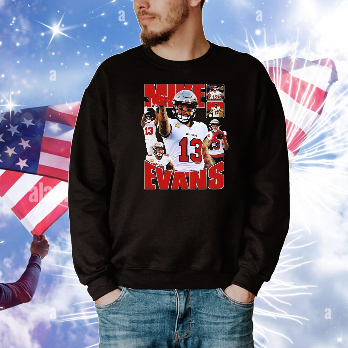 Mike Evans Tampa Bay Buccaneers NFL 90s graphic T-Shirt