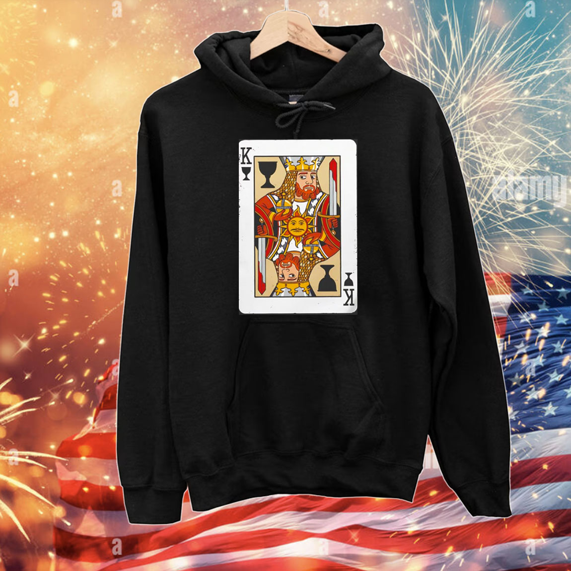 Monty Python and the Holy Grail King of Grails playing card T-Shirt