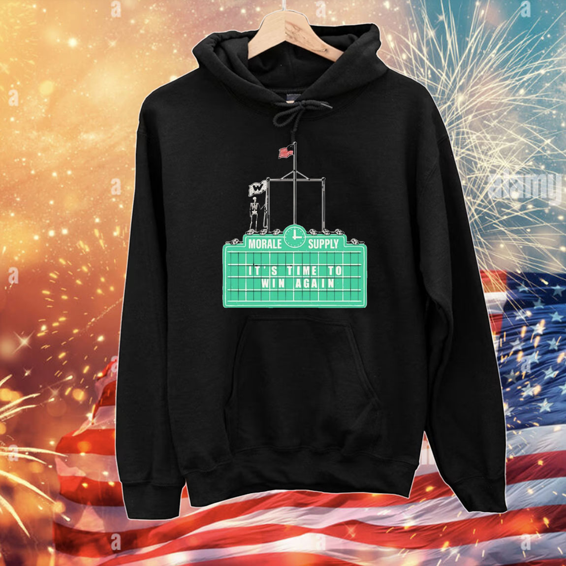 Morale supply it’s time to win again scoreboard T-Shirt